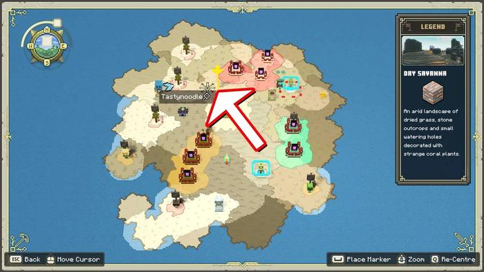 The Regal Tiger mount location in Minecraft Legends.