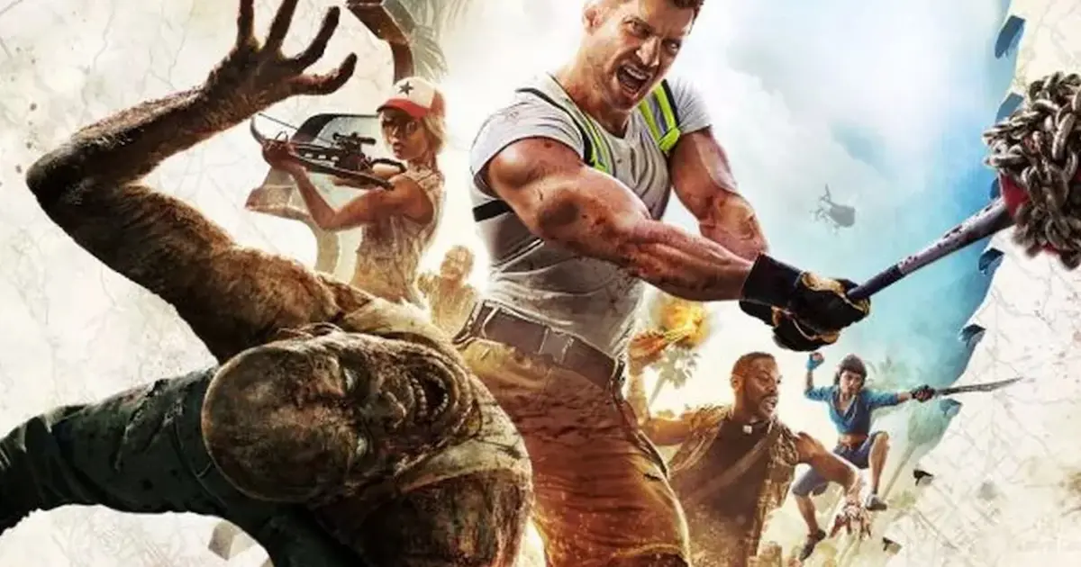 Dead Island 2 character fights a zombie