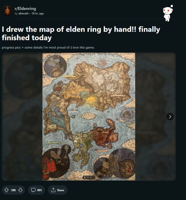 The thread on the Elden Ring subreddit.