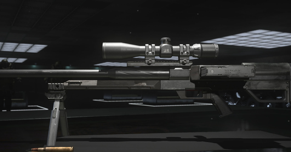 The KATT-AMR sniper rifle in Modern Warfare 3.