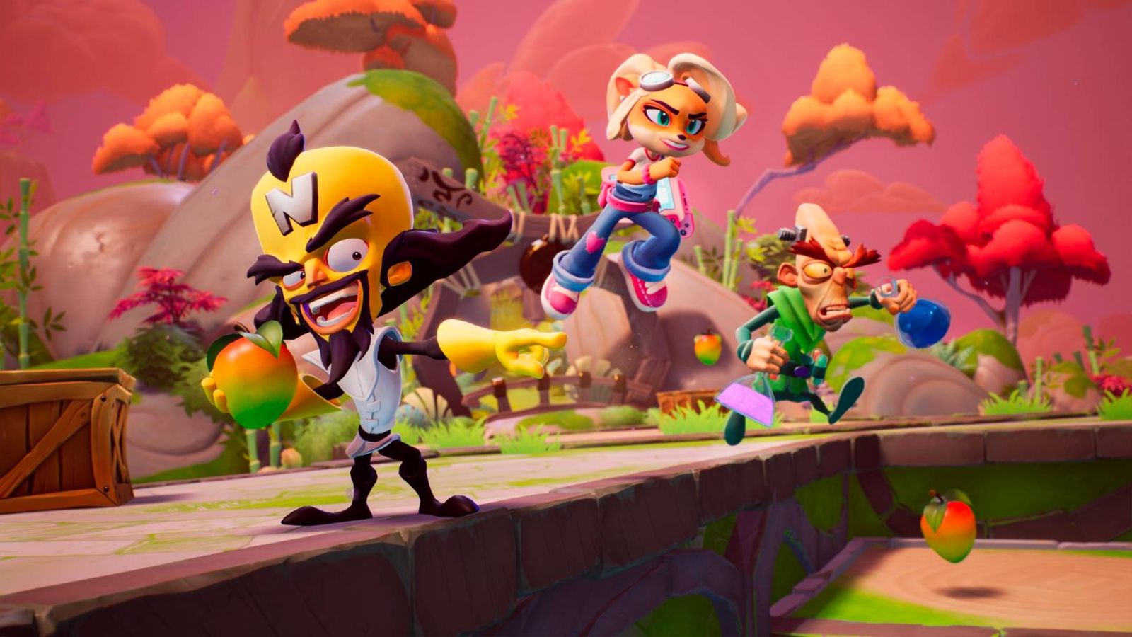 Dr. Neo Cortex and Coco in Crash Team Rumble.