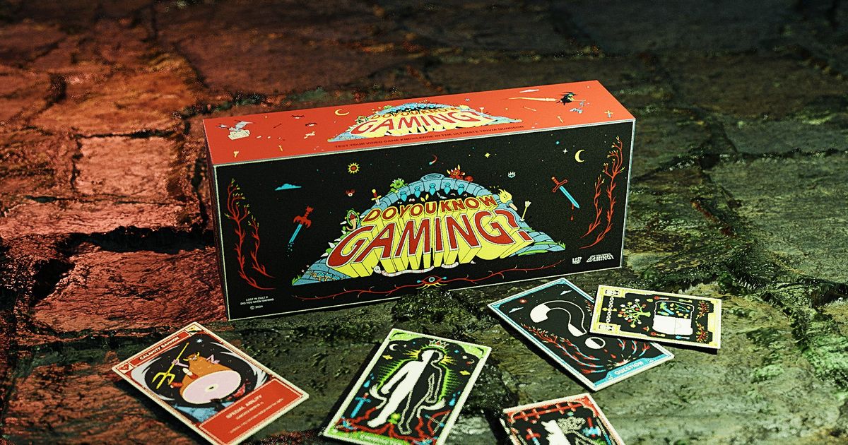 Do You Know Gaming? card game on stone tiles
