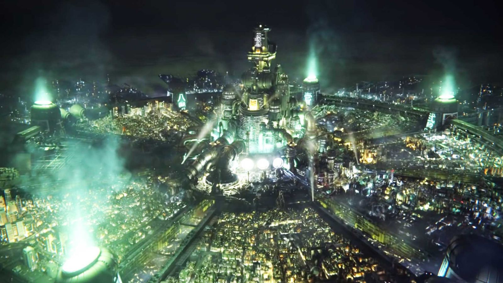 An image of Midgar from Final Fantasy 7, in at number 9 in the Top 10 worst video game cities to live in.