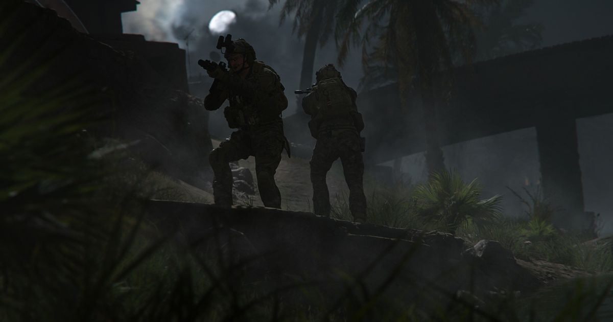 Modern Warfare 2 players in darkness