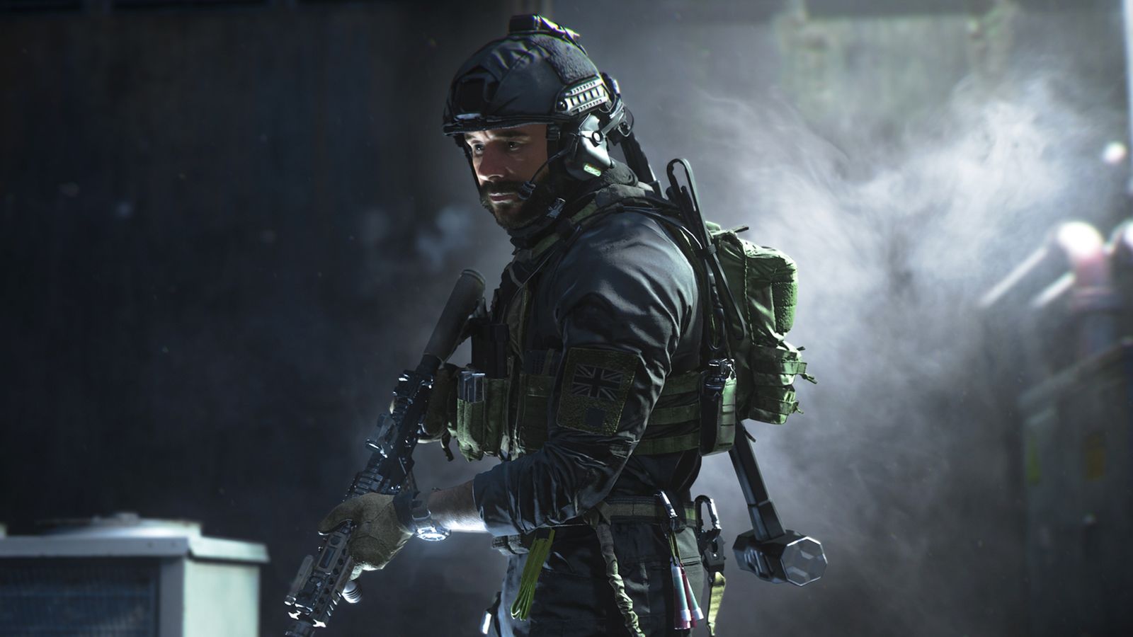 Image showing Captain Price in Modern Warfare 2 carrying gun