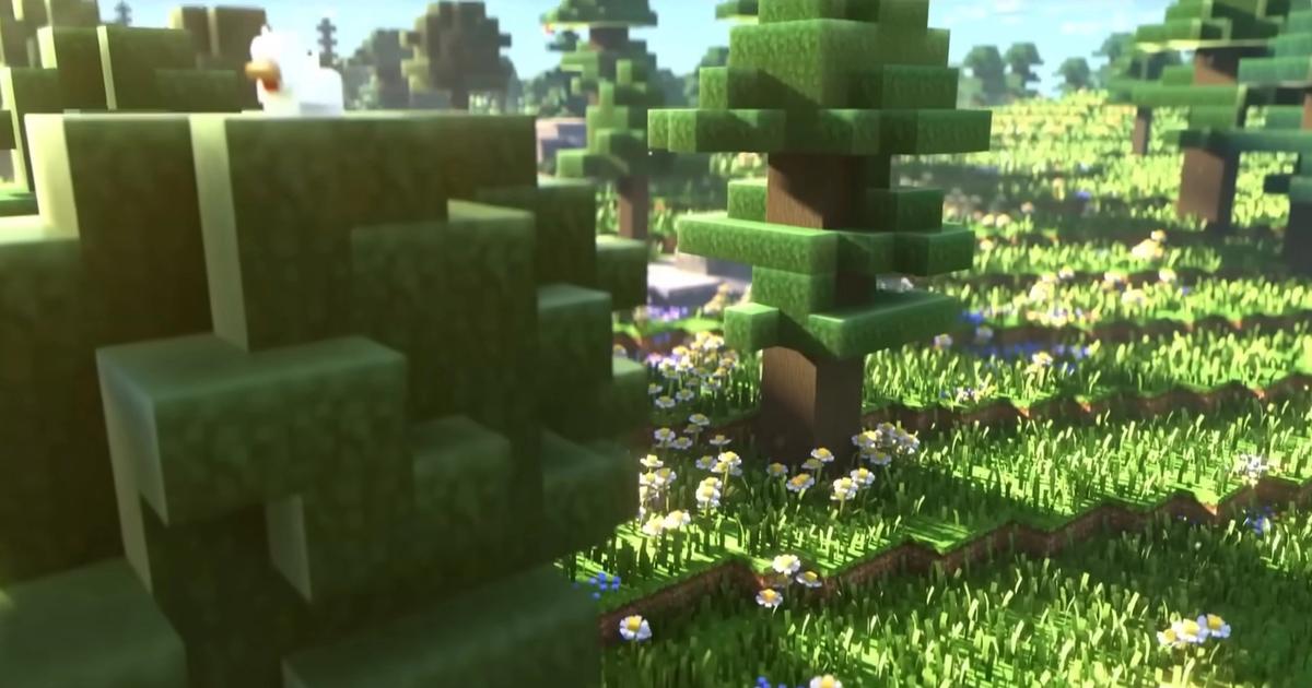 Trees in Minecraft Legends