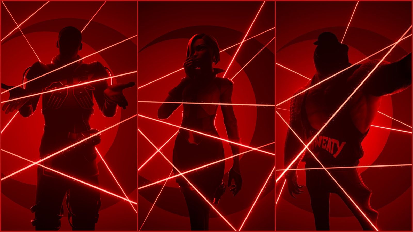 Three mysterious skins from Chapter 4 Season 4 of Fortnite.