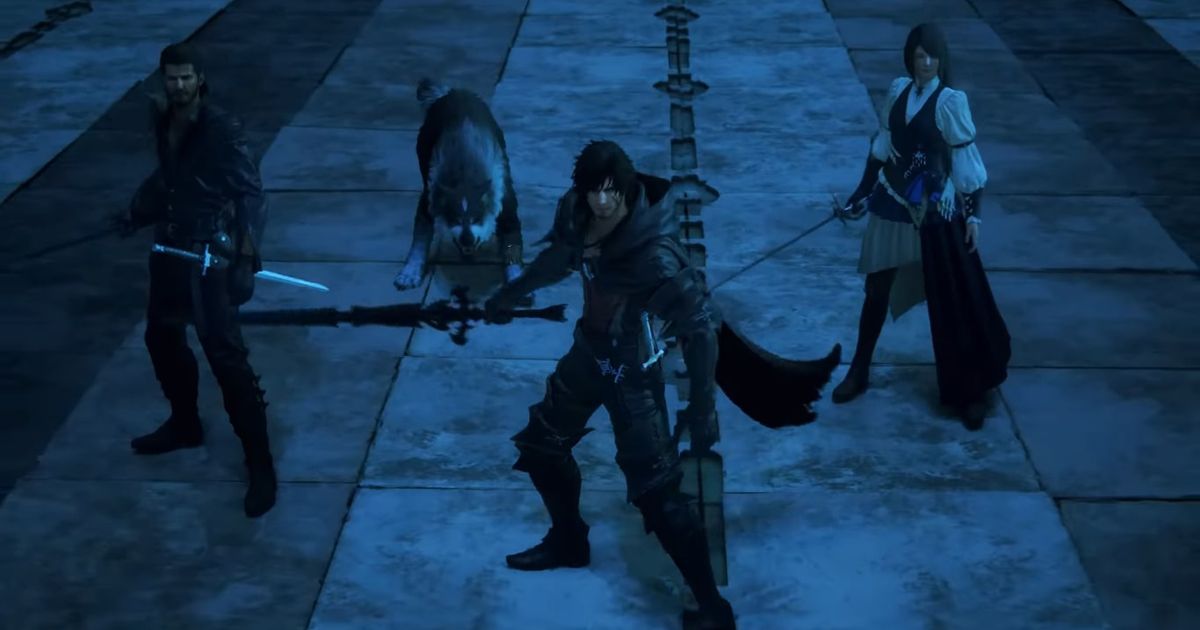 A screenshot from the Final Fantasy 16 Revenge trailer.