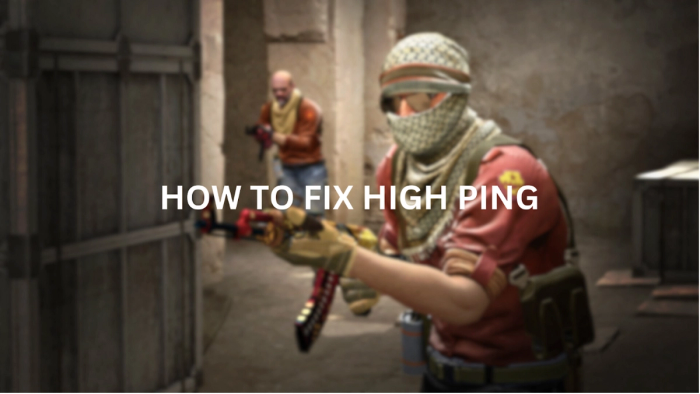 image of text of how to fix high ping