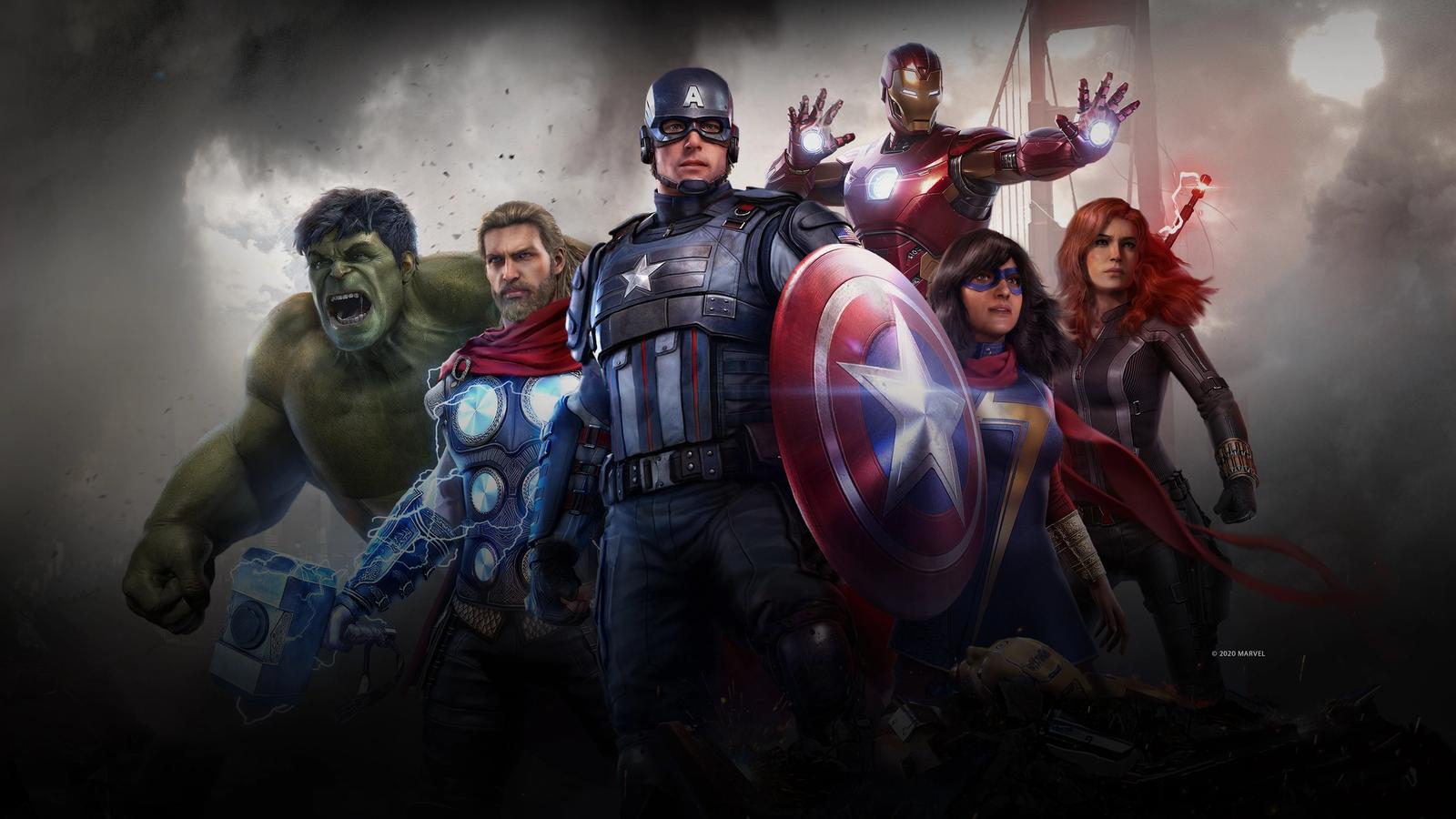 A promo image for Marvel's Avengers.