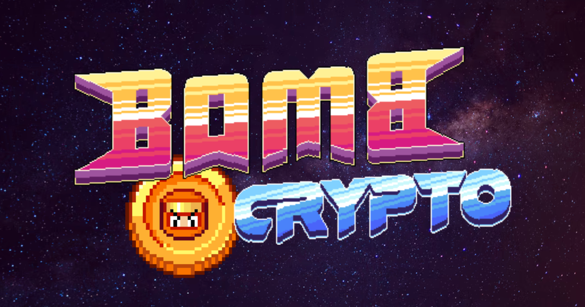 Bomb Crypto logo and Bcoin token.