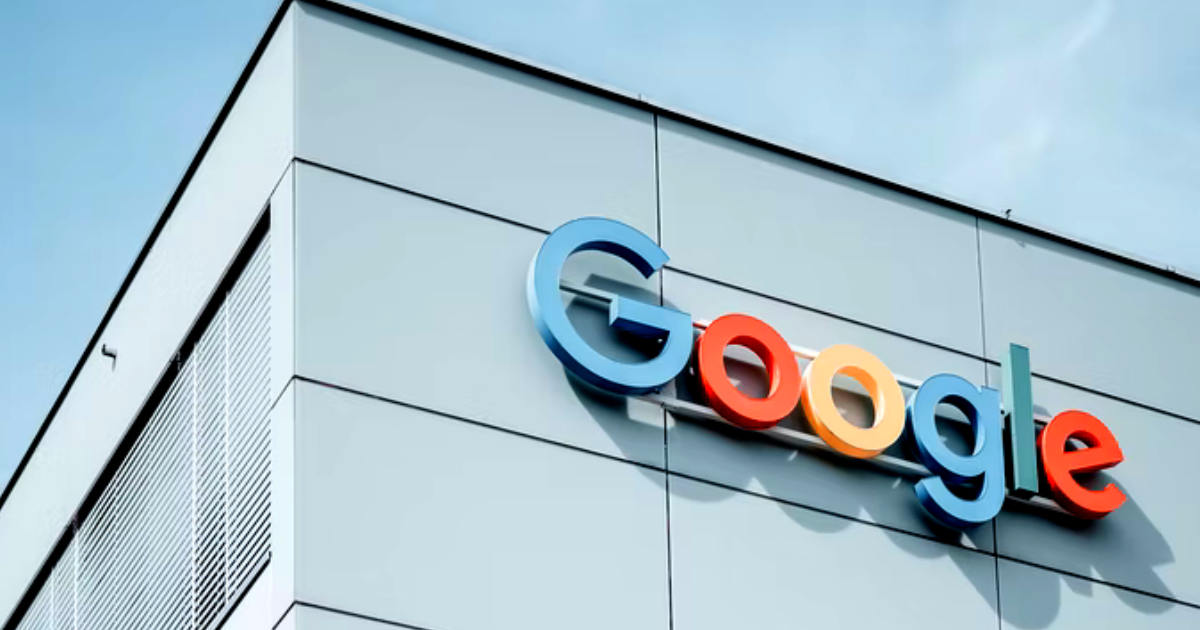 Google Logo on building