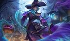 Splash art for Bewitching Cassiopeia in League of Legends