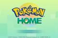 The Pokémon Home start screen on Nintendo Switch.