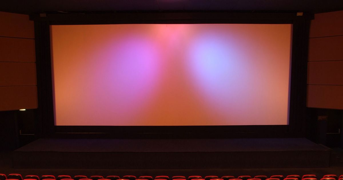 Image of a film cinema screen.