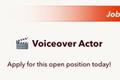 Screenshot from BitLife, showing the voiceover actor occupation
