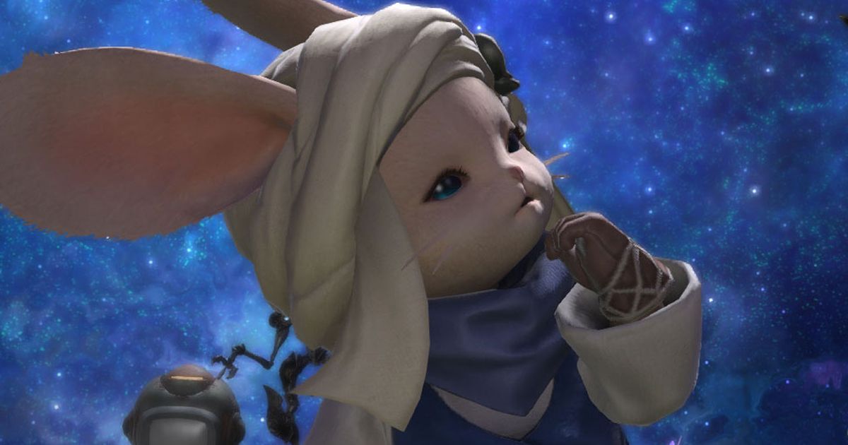 screenshot of mouse character in FFXIV