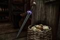 An image of the garlic sword in Skyrim.
