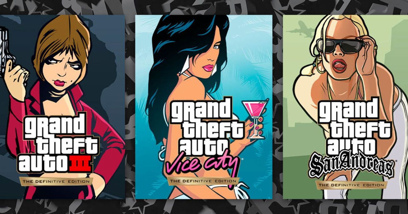 Gta definitive edition версии. GTA Definitive Edition. Grand Theft auto: the Trilogy. ГТА трилогия Дефинитив эдишн. GTA Trilogy Definitive Edition обложка.