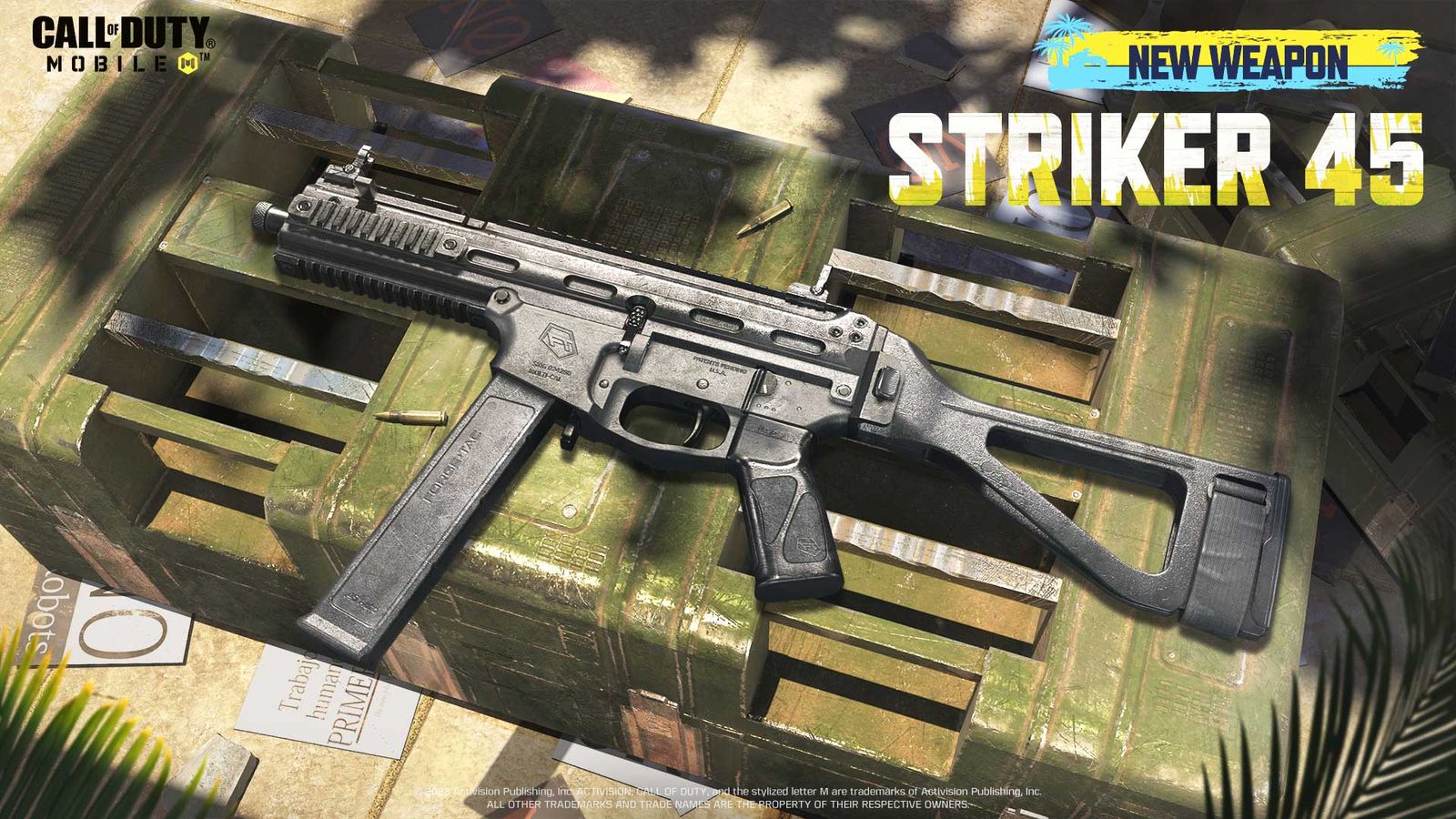 cod mobile new weapon striker 45