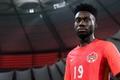 Image of Alphonso Davies in FIFA 23.