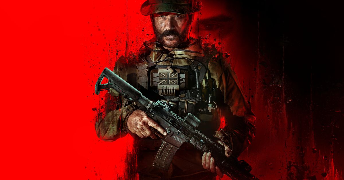 Call of Duty Modern Warfare 3 Captain Price on red background