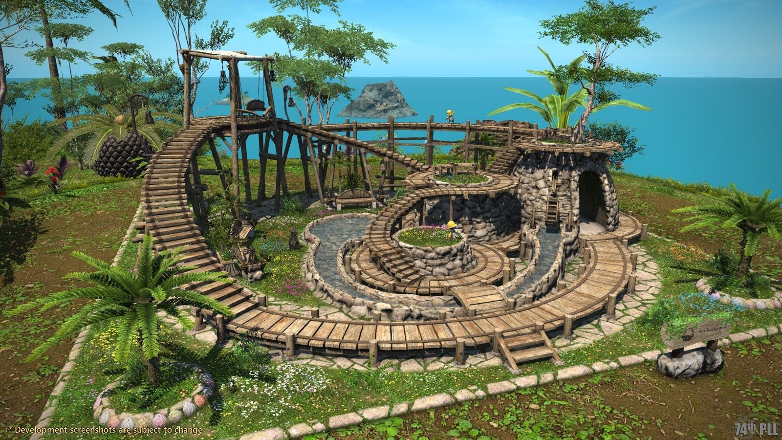 The FFXIV 6.3 Island Sanctuary update looks to be adding plenty of new structures.
