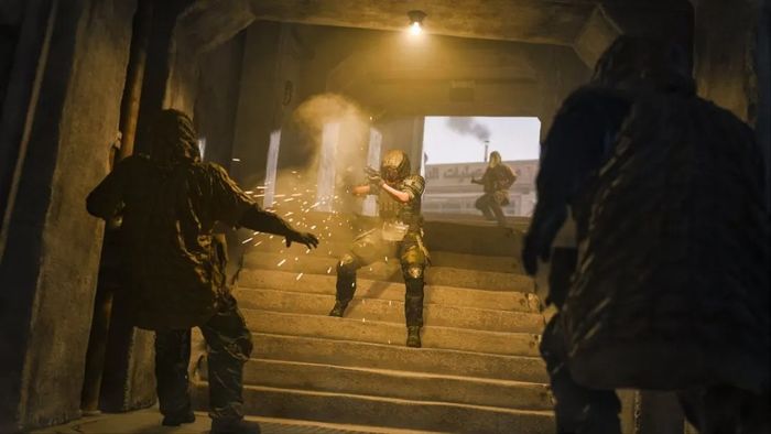 An image of soldiers firing in Call of Duty: Modern Warfare 2 Season Two Reloaded.