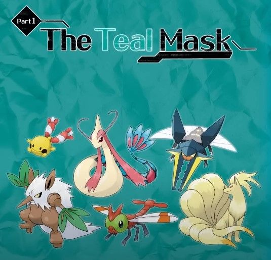 Picture of the returning pokemon in the teal mask