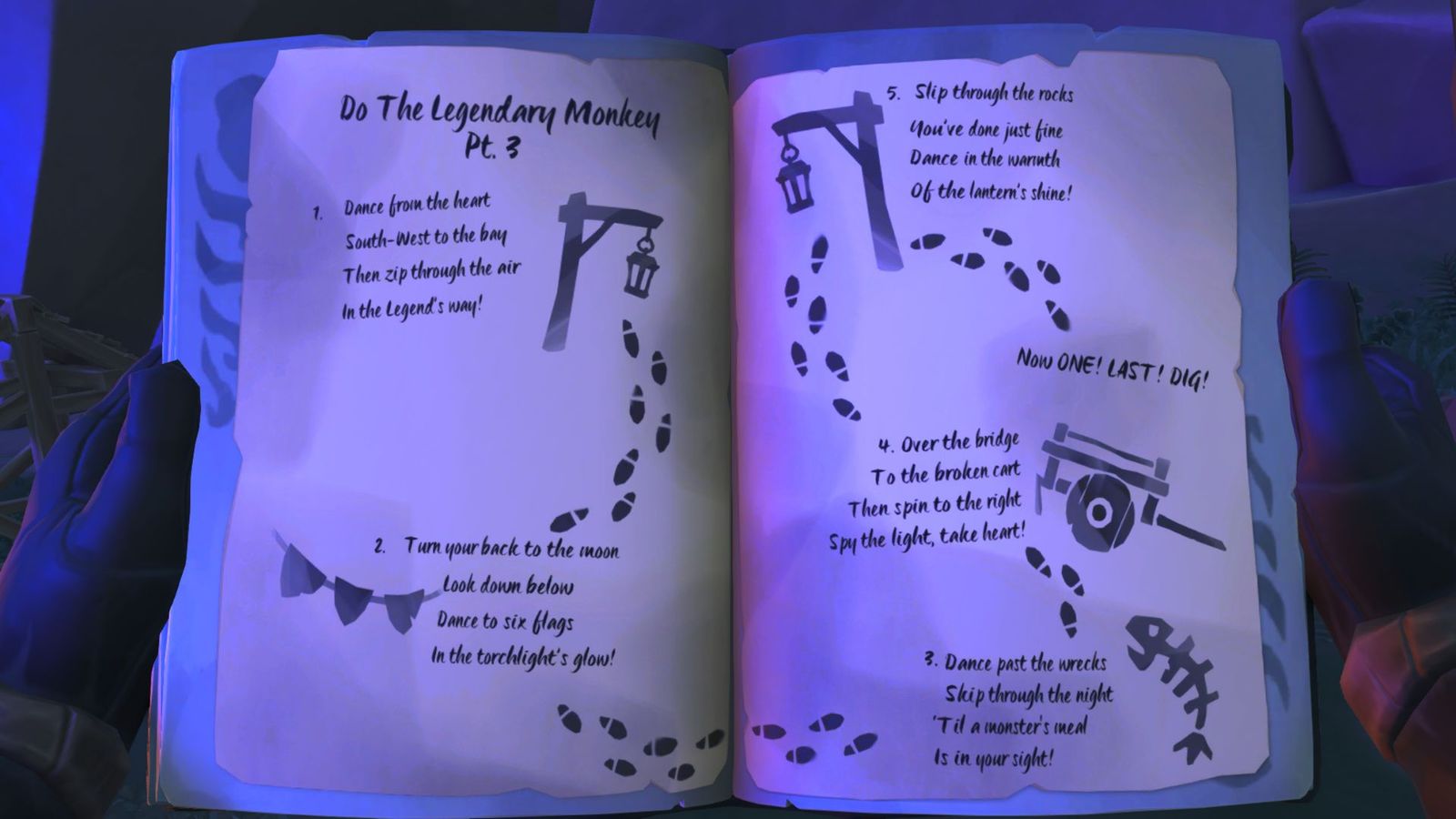Sea of Thieves legendary monkey part three logbook pages