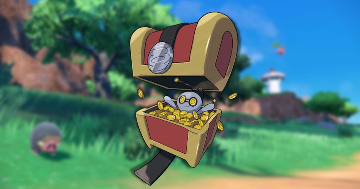 The new Coin Chest Pokemon, Gimmighoul