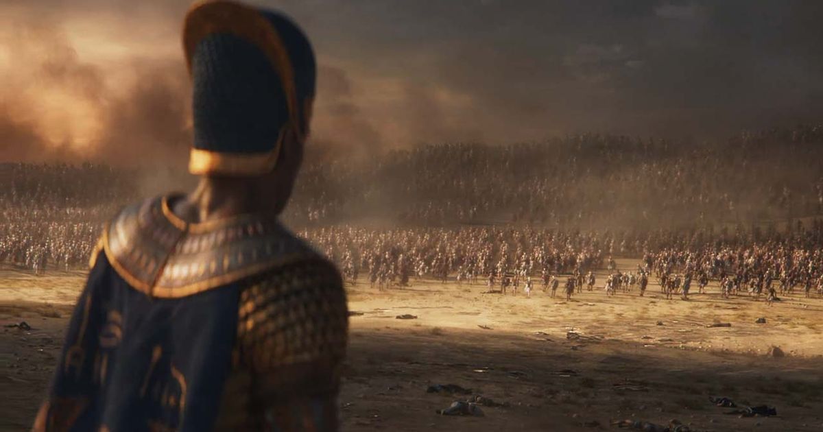 Total War: Pharaoh review the pyramids of Giza in Egypt