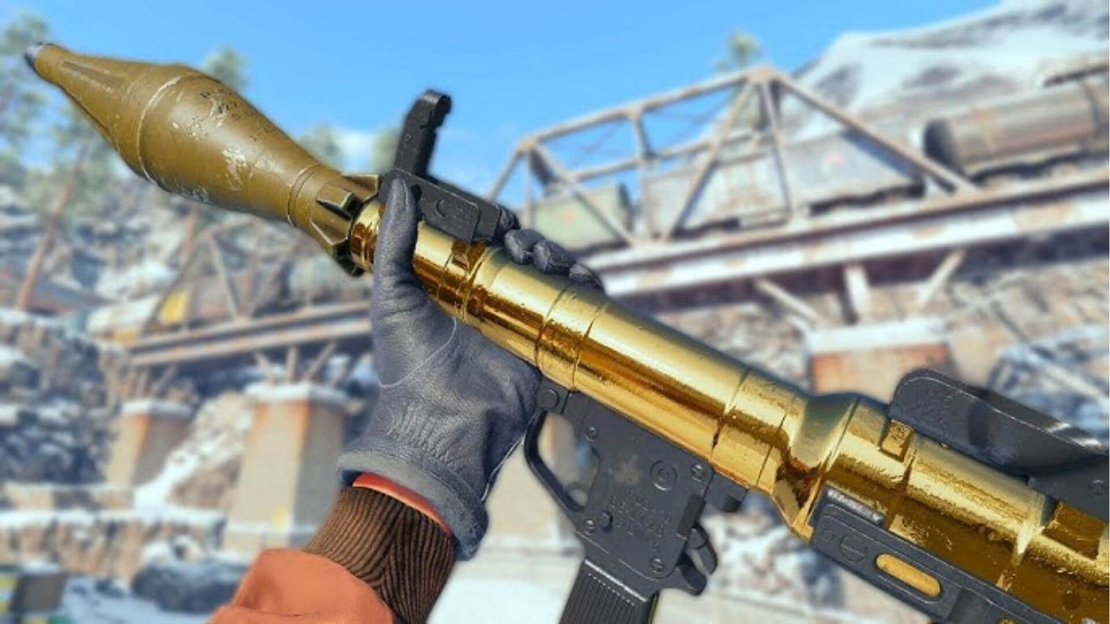 Image showing gold RPG-7 from Call of Duty