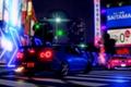 Multiple cars in Midnight Racing Tokyo.