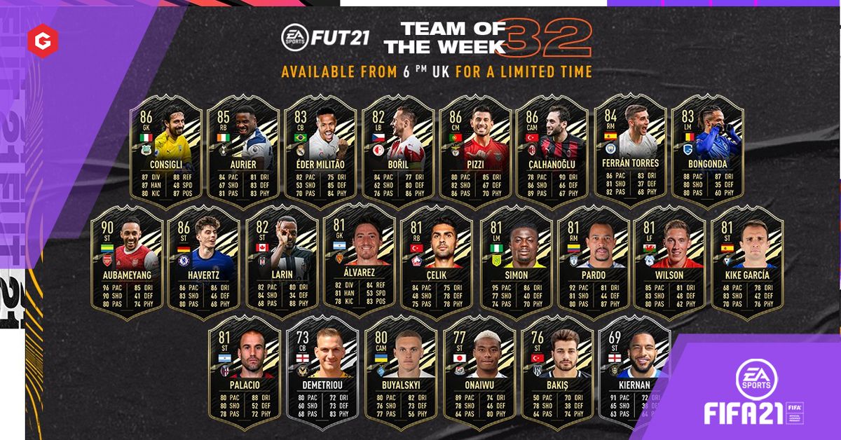 FIFA 21 TOTW 32 LIVE Full Squad Released Silver Stars Upgrades