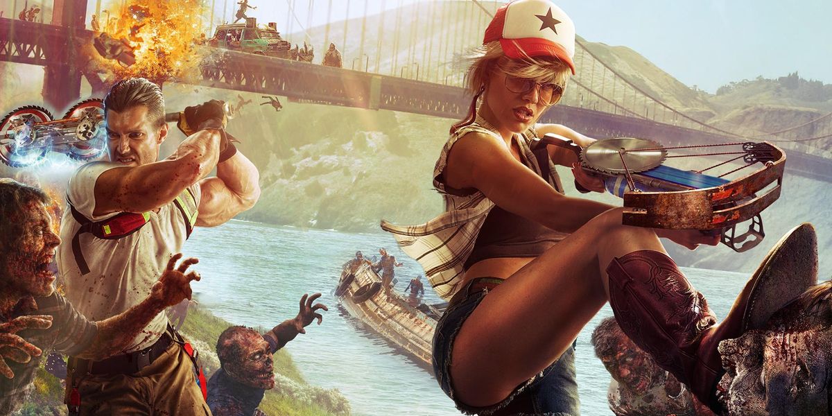Dead Island 2 players holding weapons