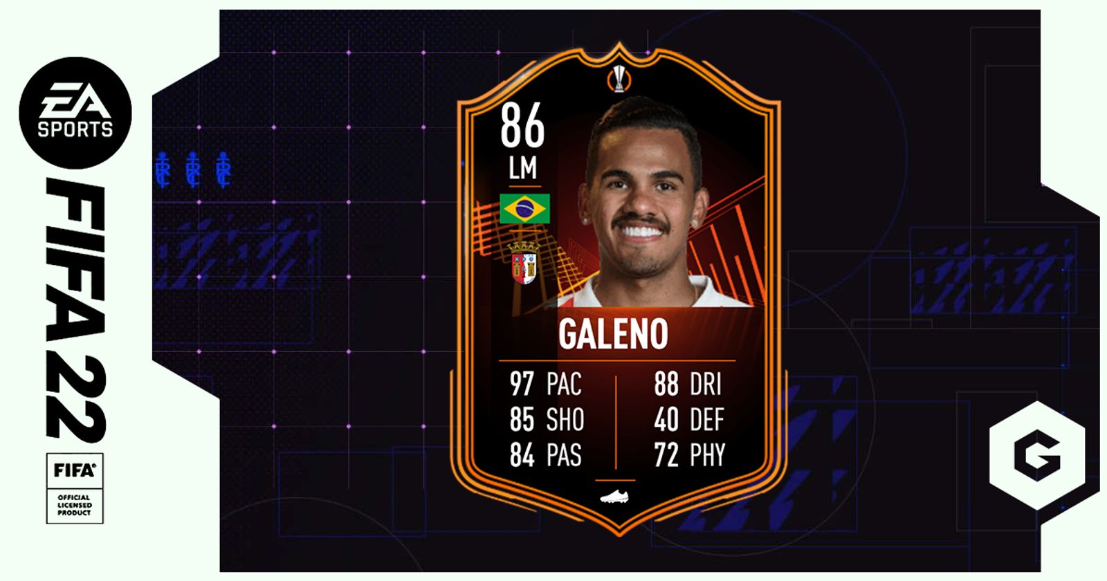 Galeno do Sp. Braga é destaque em FIFA 22