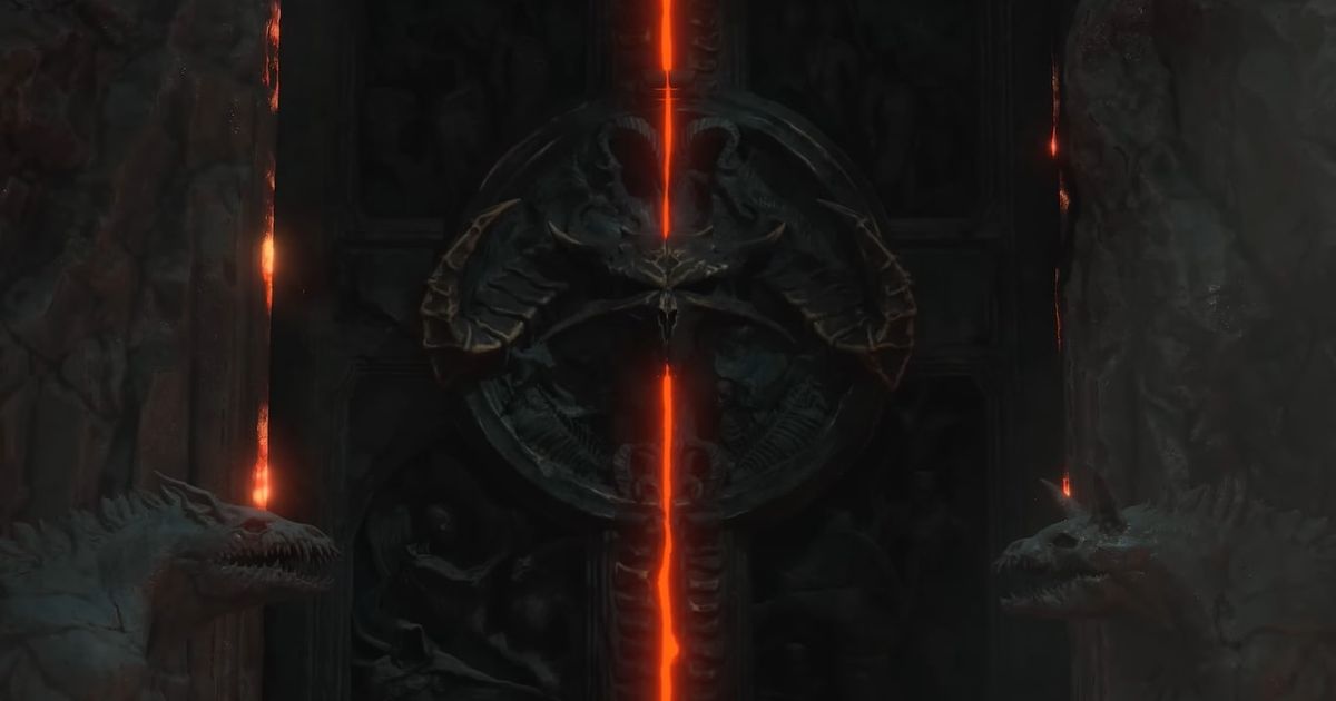 A screenshot from the gameplay trailer of Diablo 4.