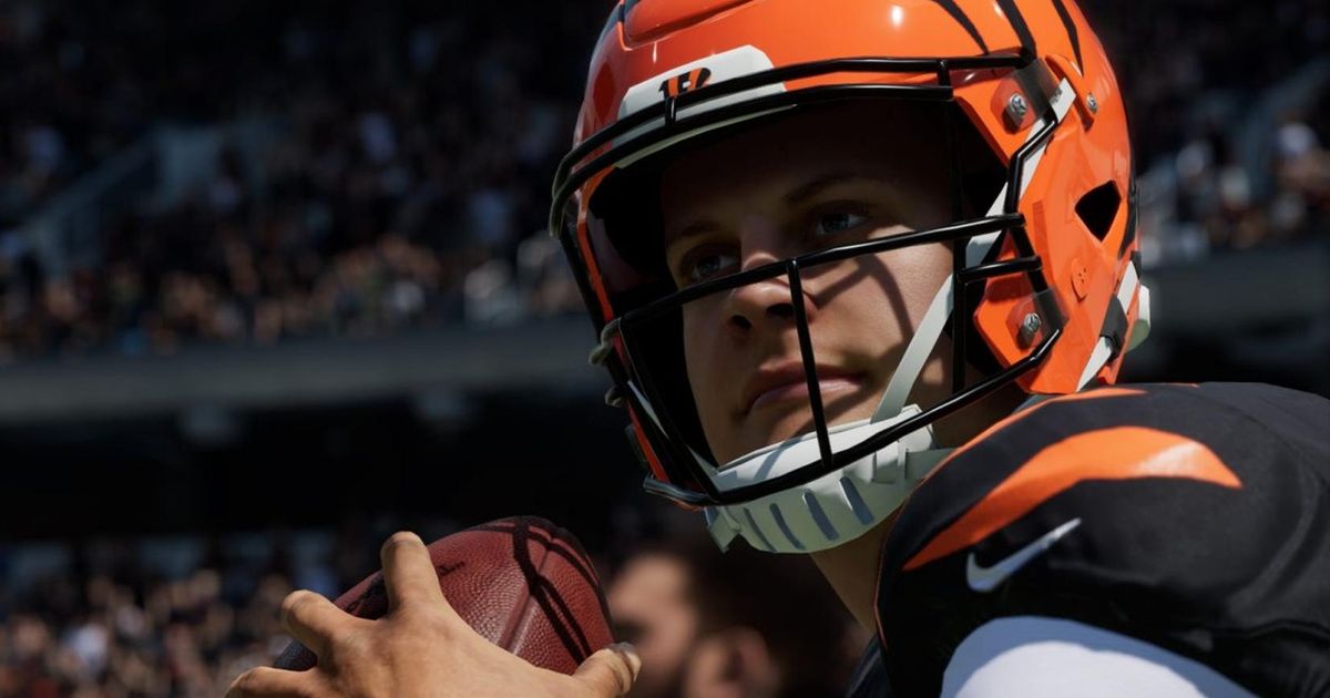Image showing NFL player holding football in Madden 23