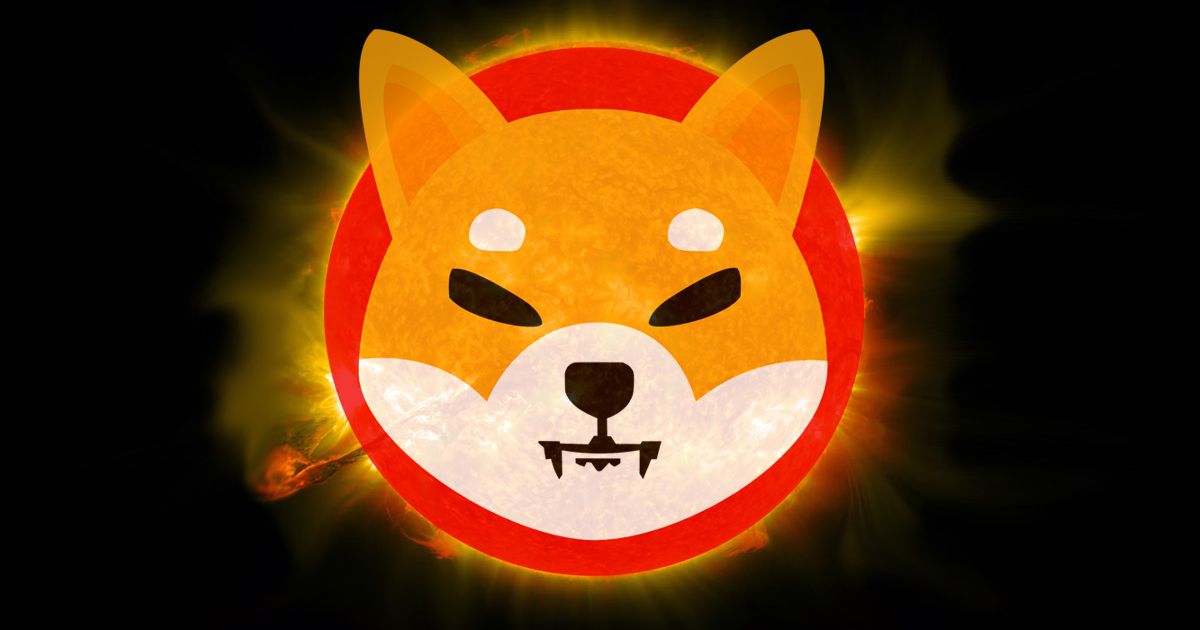 Shiba Inu Logo on top of the Sun.