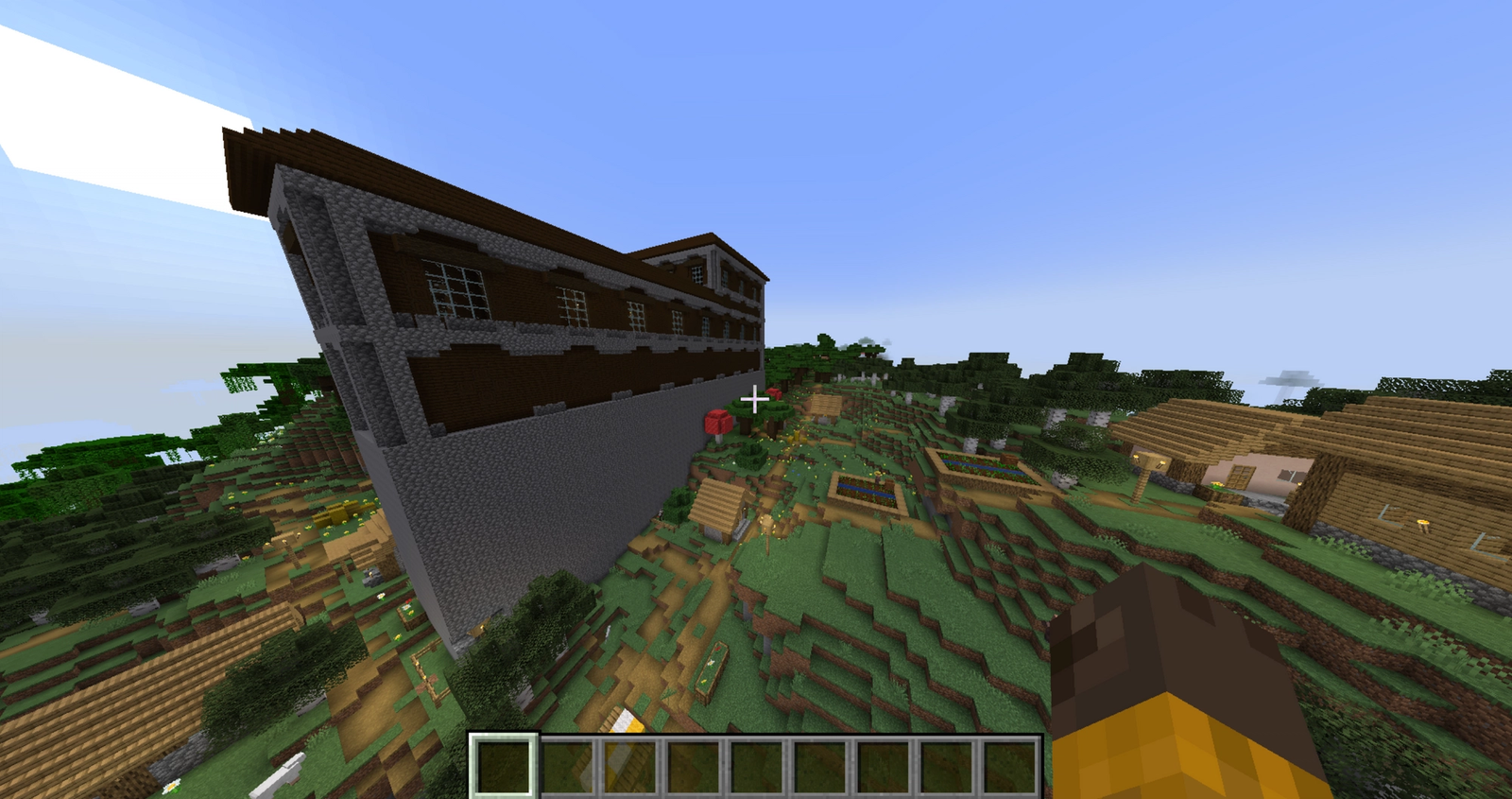Double Blacksmith Mansion Village Seed Minecraft