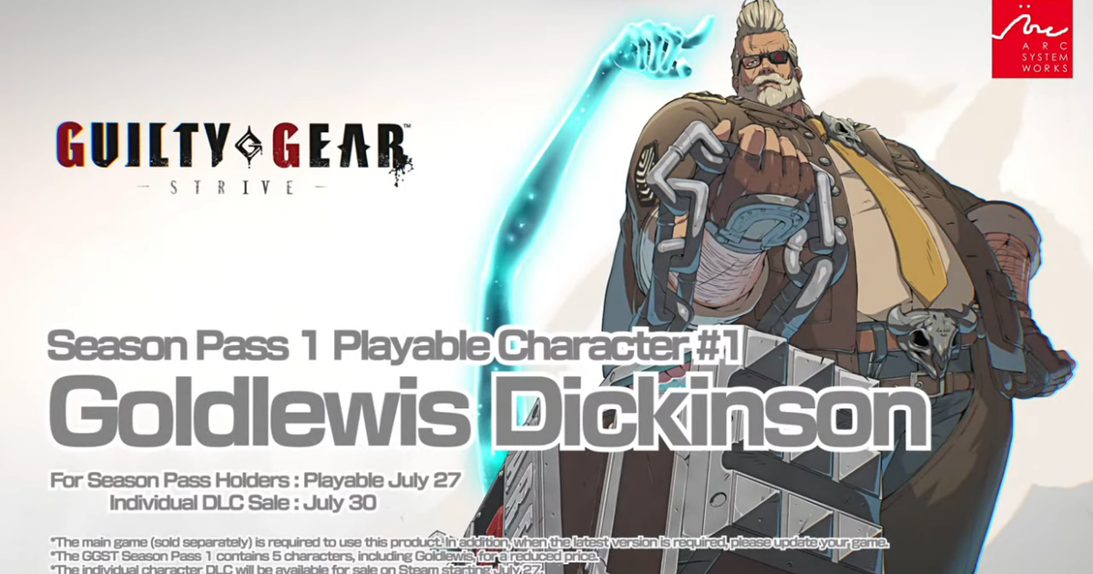 Goldlewis Release Date Announced for Guilty Gear Strive DLC 1 - GamerBraves