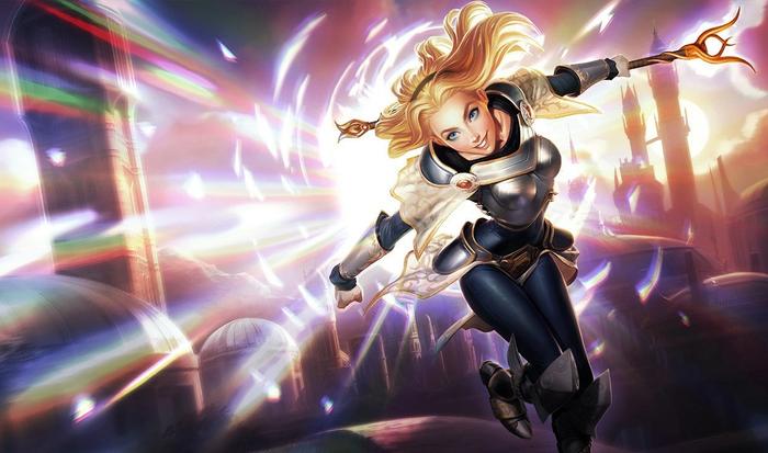 Lux from League of Legends.