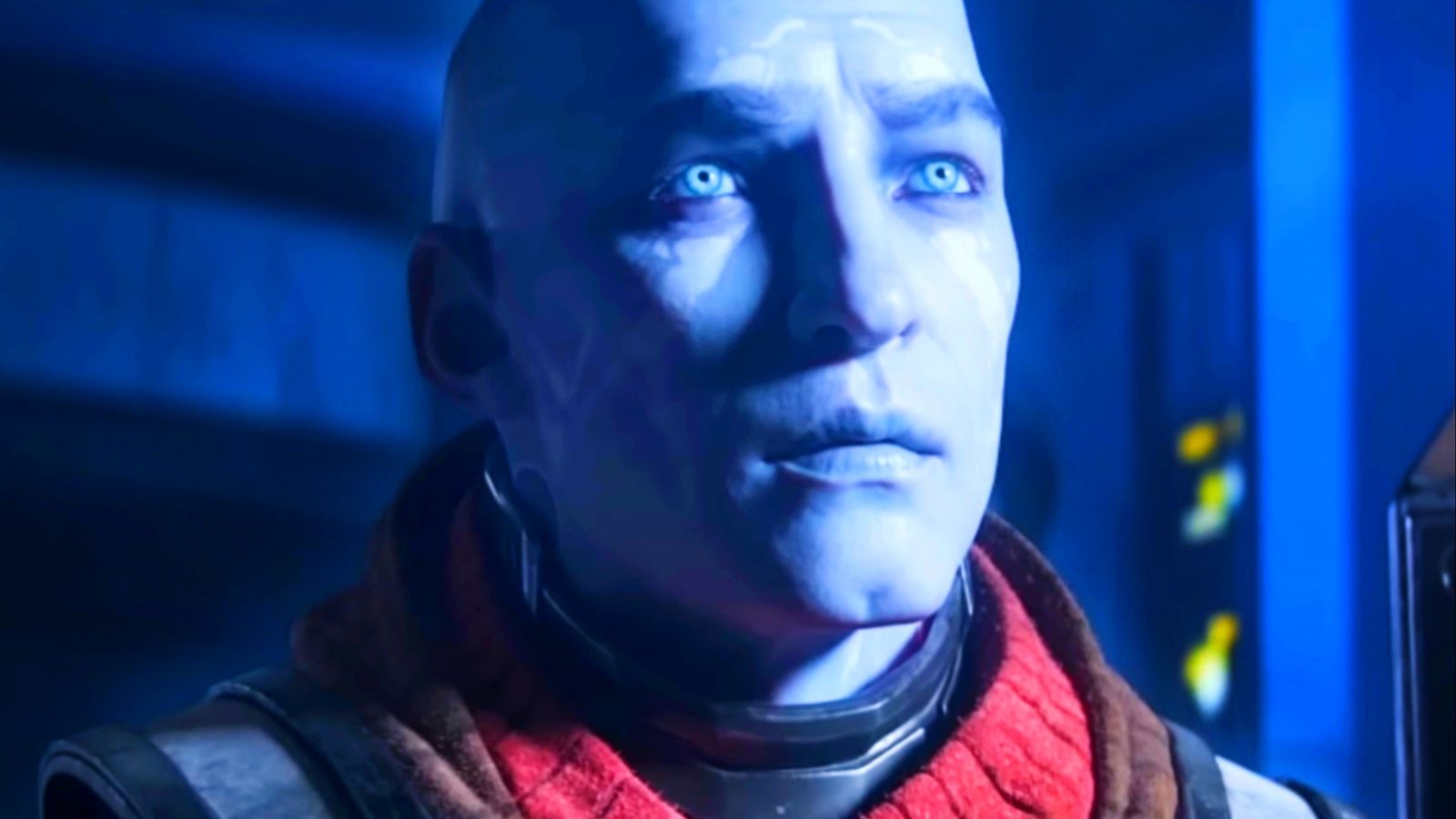 Commander Zavala looking wistfully off-screen in Destiny 2