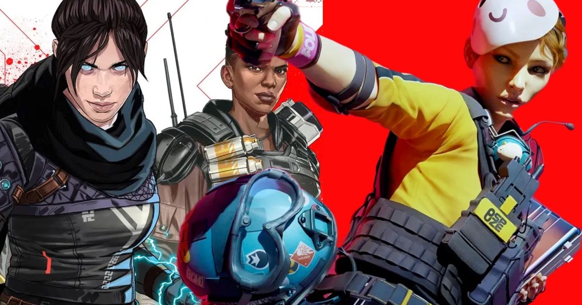 The Finals characters on top of Apex Legends