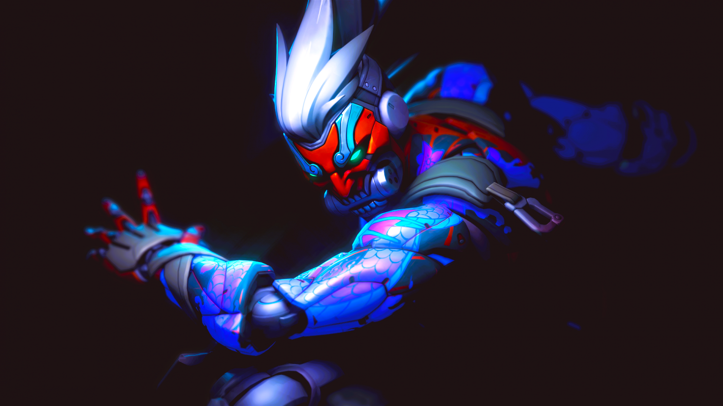 Genji's Cyber Demon mythic skin in Overwatch 2