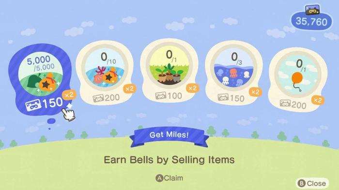 Animal Crossing New Horizons Nook Miles App Nook Miles+ Daily Tasks
