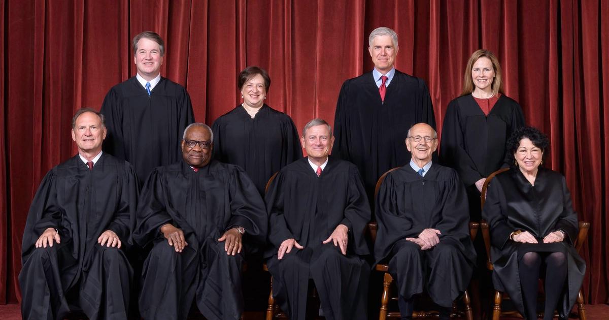 A picture of the US Supreme Court from October 27 2020 to present.