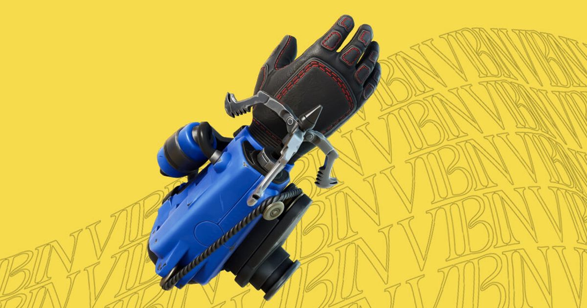 Image of the Grapple Glove weapon in Fortnite.