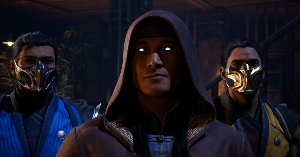 the three main characters in the Mortal Kombat 1 single player story mode